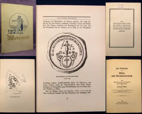 Keller Zur Geschichte von Klein- und Großwiederitzsch 1928 Sachsen js