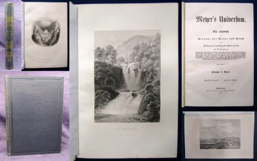 Meyers Universum Ein Jahrbuch für Freunde der Natur und Kunst 2.Bd. 1863 js 