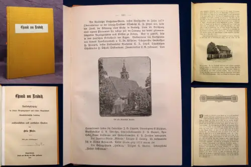 Moser Chronik der Stadt Reudnitz- Leipzig Vergangenheit und Gegenwart 1890 js