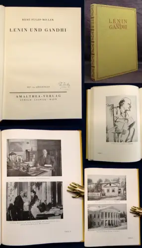 Miller Lenin und Ghandi 109 Abbildungen 59 Tafeln Geschichte Herrschaft 1927 js