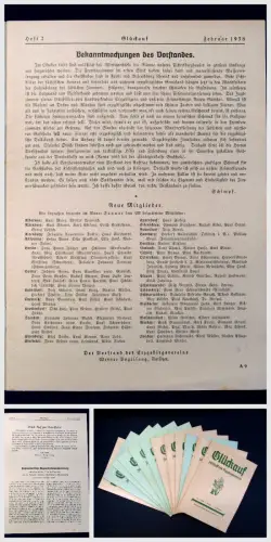 Erzgebirgsverein Glückauf Zeitschrift des Erzgebirgsvereins  58. Jahrg.1938 mb