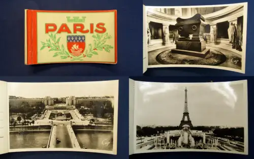 20 Original Karten von Paris um 1925 Frankreich Ortskunde Landeskunde js