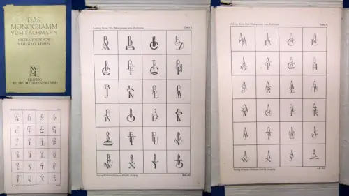 Das Monogramm vom Fachmann Gezeichnet von Ludwig Rehn um 1925 js