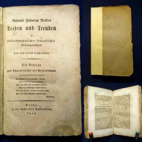 Becker Leiden u Freuden i siebzehnmonatlicher französischer Gefangenschaft 1814 