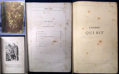 Hugo, Victor L' Homme Qui Rit.. Der Mann der lacht um 1860 Literatur js