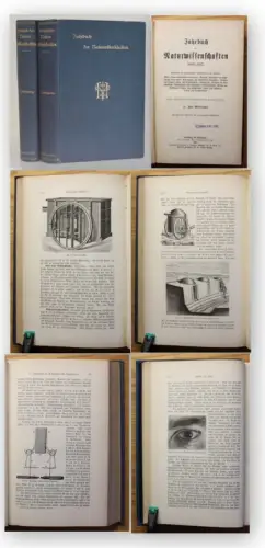 Wildermann Jahrbuch der Naturwissenschaften Bd 2 und 4 1887 Wissen Studium xy