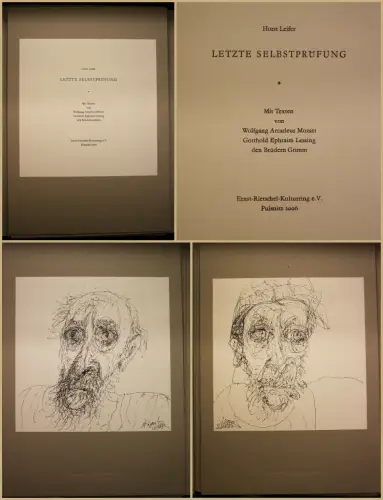 Horst Leifer Letzte Selbstprüfung 2006 mit Texten von Mozart, Lessing uw. sf