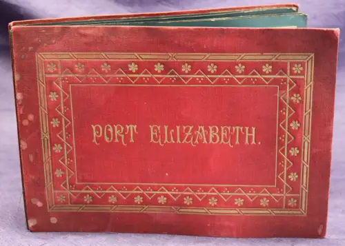 Original-Fotografie Photo-Leporello Port Elizabeth, Süd Afrika um 1890 sf