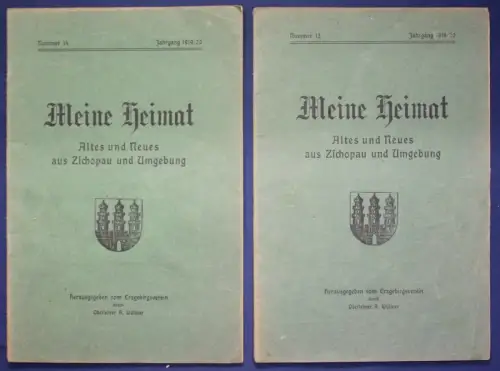 2x Meine Heimat Altes & Neues aus Zschopau & Umgebung Nr.13,14 1919/20 sf