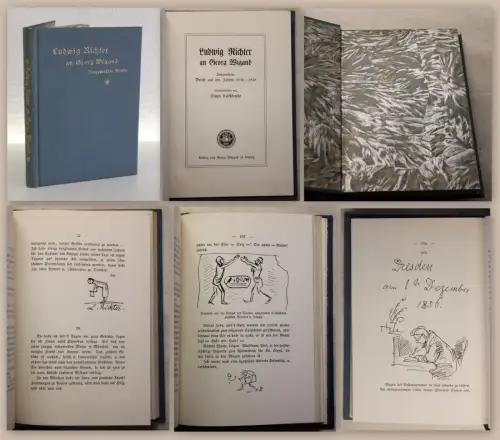 Kalkschmidt Ludwig Richter an Georg Wigand Briefe 1836 - 1858 Biografie Leben