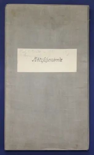 Original lithographische Karte Kötzschenbroda um 1920 Landeskunde Geografie sf