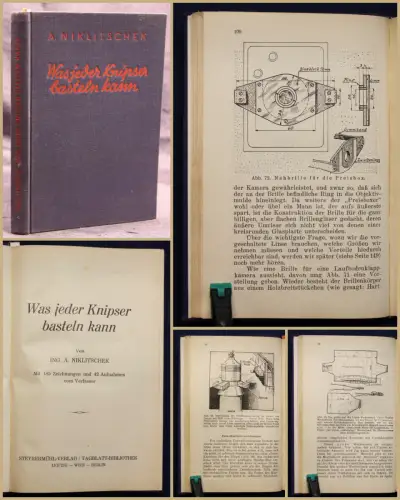 Nikilitschek Was jeder Knipser basteln kann um 1930 Kinder Anleitung sf