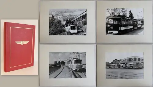 Fotokassette VEB Verkehrsbetriebe Dresden 9 Fotografien Straßenbahn DDR Tram xz