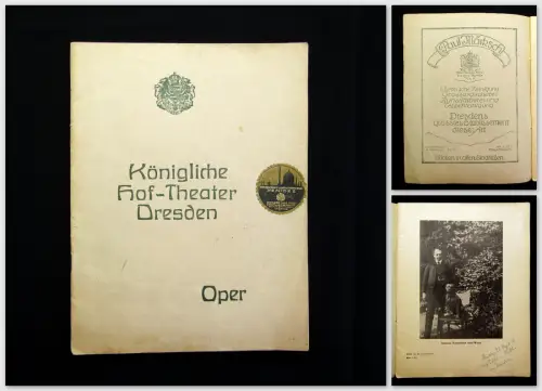 Königliche Hoftheater Dresden Oper um 1920 Geschichte Gesellschaft mb