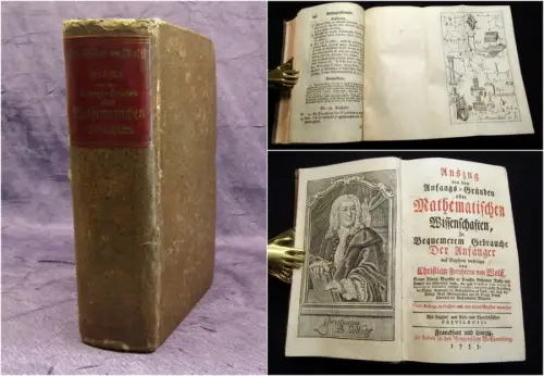 Wolf, Christian 1755 Auszug aus den Anfangs- Gründen aller Mathematischen... am