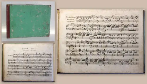 Boieldieu Johann von Paris Oper um 1815 Plattennr 1050 vollst Klavierauszug xz