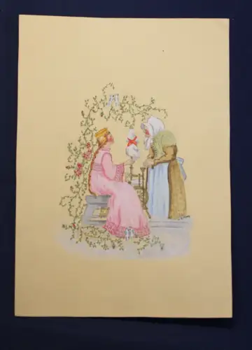 E May Märchenbilder von E May signiert in Tusche um 1930 Kunst und Kultur js