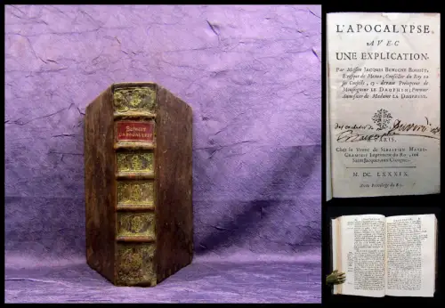 Bossuet, J.B. L'apocalypse avec une Explication 1689 Apocalypse Philosophie