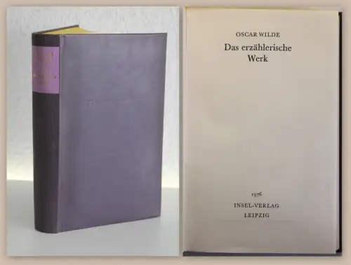Oscar Wilde Das erzählerische Werk 1976 Bibliophile Ausgabe Weltliteratur xz