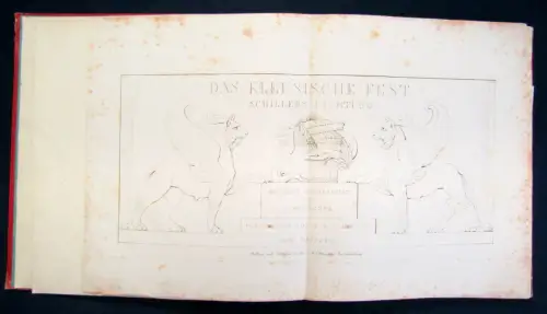 Wagner Das Eleusissche Fest. Schillers Dichtung 1817 Erstausgabe Klassiker sf