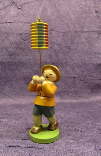 Original Wendt & Kühn Lampionkinder Junge mit kurzem Lampion um 1950 handarbeit
