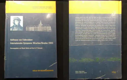 Hoffmann von Fallerseleben Internationales Symposium Wroclaw/Breslau 2003 OVP