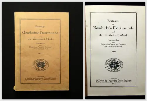 Beiträge zur Geschichte Dortmunds u der Grafschaft Mark XXXIV. 1927 Geschichte