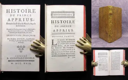 de Beauchamps Histoire du Prince Apprius, Extraite des Fastes du Monde 1729