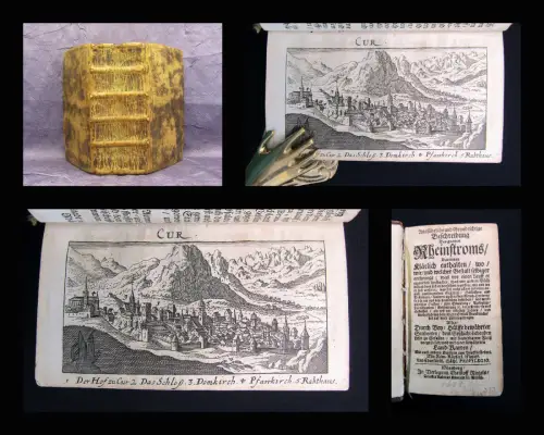 Beer Ausführliche und Grundrichtige Beschreibung Des ganzen Rheinstroms um 1685