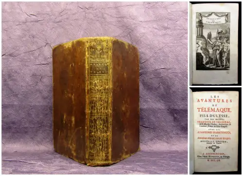 Francois Fenelon Les Avantures de Telemaque,Fils D`ulysse par feu Missere 1699