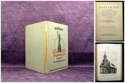 Pochhammer Logbuch ZR III 38 Abbildungen 1 Fahrtstreckenk. 1924 Luftschiffführer