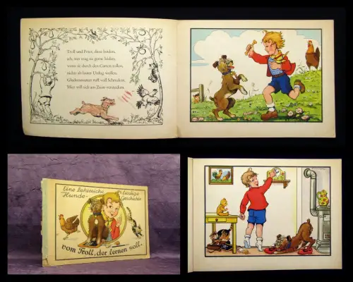 Voigt Eine lehrreiche lustige Hundegeschichte Ein Troll der lernen soll  1949