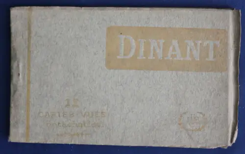 12 Ansichtskarten Postkarten Dinant um 1920 Belgien Fotografie Landeskunde sf