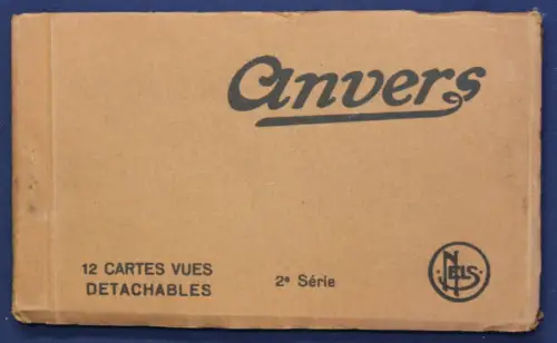 12 Ansichtskarten Postkarten Anvers um 1920 Belgien Fotografie Landeskunde sf