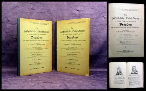 Krause Die geschichtliche Entwicklung der kgl. Haupt-u.Residenzstadt Dresden A+B