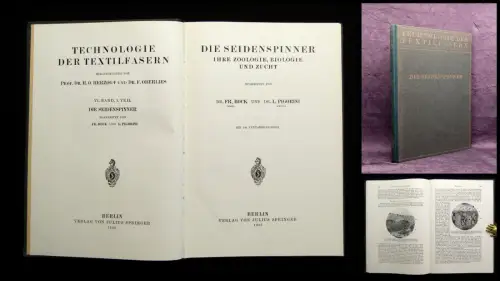 Bock Pigorini Technologie der Textilfasern Die Seidenspinner 1938 144 Abb.