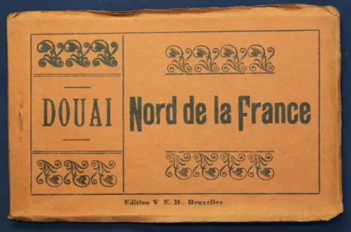 12 Ansichtskarten Postkarten Douai um 1920 Frankreich Fotografie Landeskunde sf