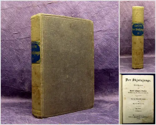 Emilie Fingare Carlen Der Skjutsjunge Waldemar Klein 2Bde. in 1  1843 Roman am