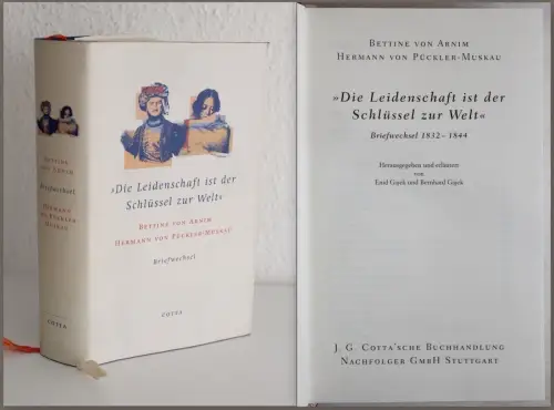 Die Leidenschaft ist der Schlüssel zur Welt Briefwechsel Arnim Pückler 2001 xz