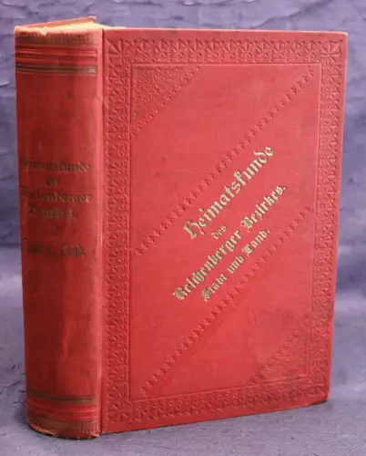 Ressel Heimatkunde des Reichenbergers Bezirkes 1903-1905 2 Band apart selten sf