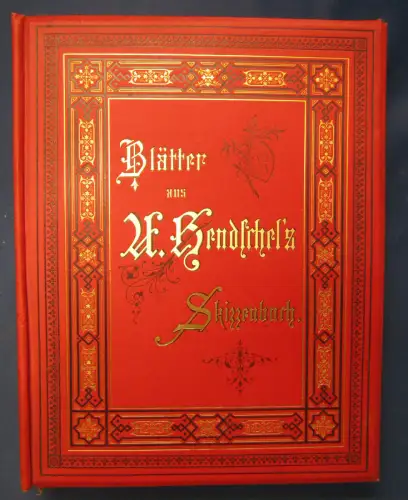 A,. Henschel's Skizzenbuch um 1880 48( von 50) Tafeln Künstler Kunst 3.Teil js