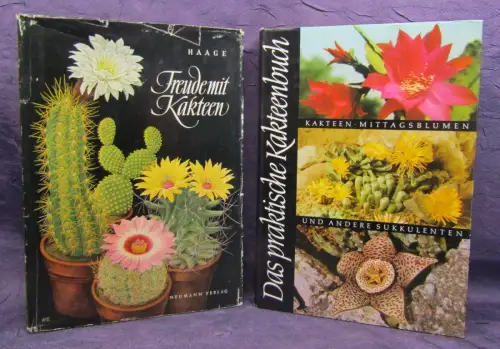 Haage Das praktische Kakteenbuch/ Freude mit Kakteen 1963, 1980 Botanik  js