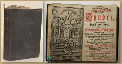 Schmolckens Der mit rechts. Herzen zu seinem Jesu sich nahende Sünder 1789 sf