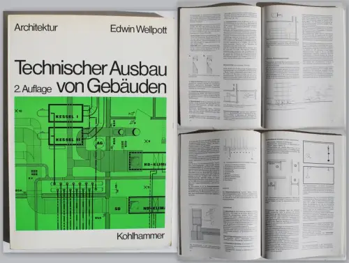 Wellpott Technischer Ausbau von Gebäuden 1979 Ingenieurwissen Architektur xz