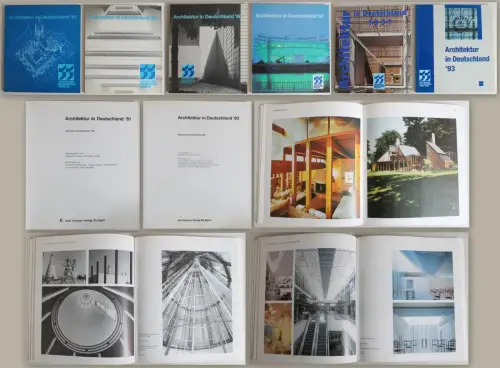 Architektur in Deutschland Deutscher Architekturpreis Ruhrgas AG 6 Bde 1981/93 
