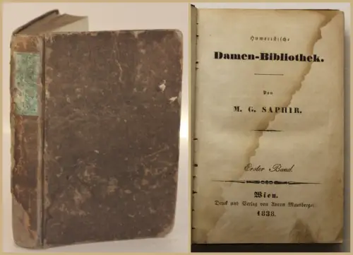 Saphir Humoristische Damen - Bibliothek 1 Bd 1838 Belleristik Humor Klassiker sf