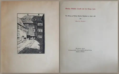 Stübel: Goethe, Schuster Haucke und der Ewige Jude 1920, Exempl.147/350 - xz