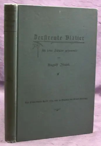 Israel Zerstreute Blätter 1894 Geschichte Wissen Schule Pädagogik Gesellschaf sf