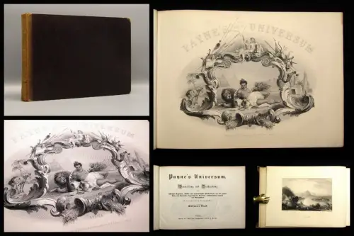 Payne`s Universum 7.Band mit vorzüglichen Stahlstichen um 1845 Landschaften