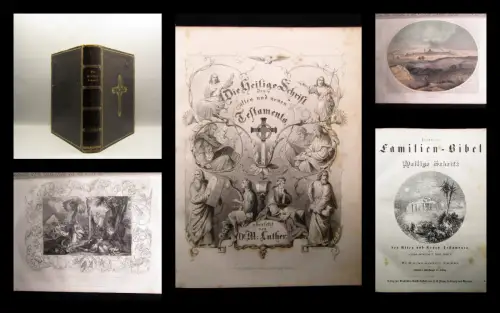 Luther Die heilige Schrift um 1850 Theologie Christentum Bibel Testament